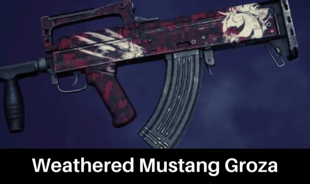 سلاح Weathered Mustang Groza سلاح Weathered Mustang Groza