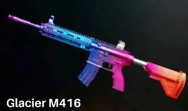 سلاح Glacier M416 skin سلاح Glacier M416 skin