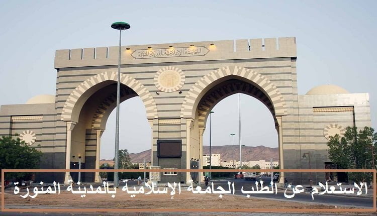 الاستعلام عن الطلب الجامعة الإسلامية بالمدينة المنورة
